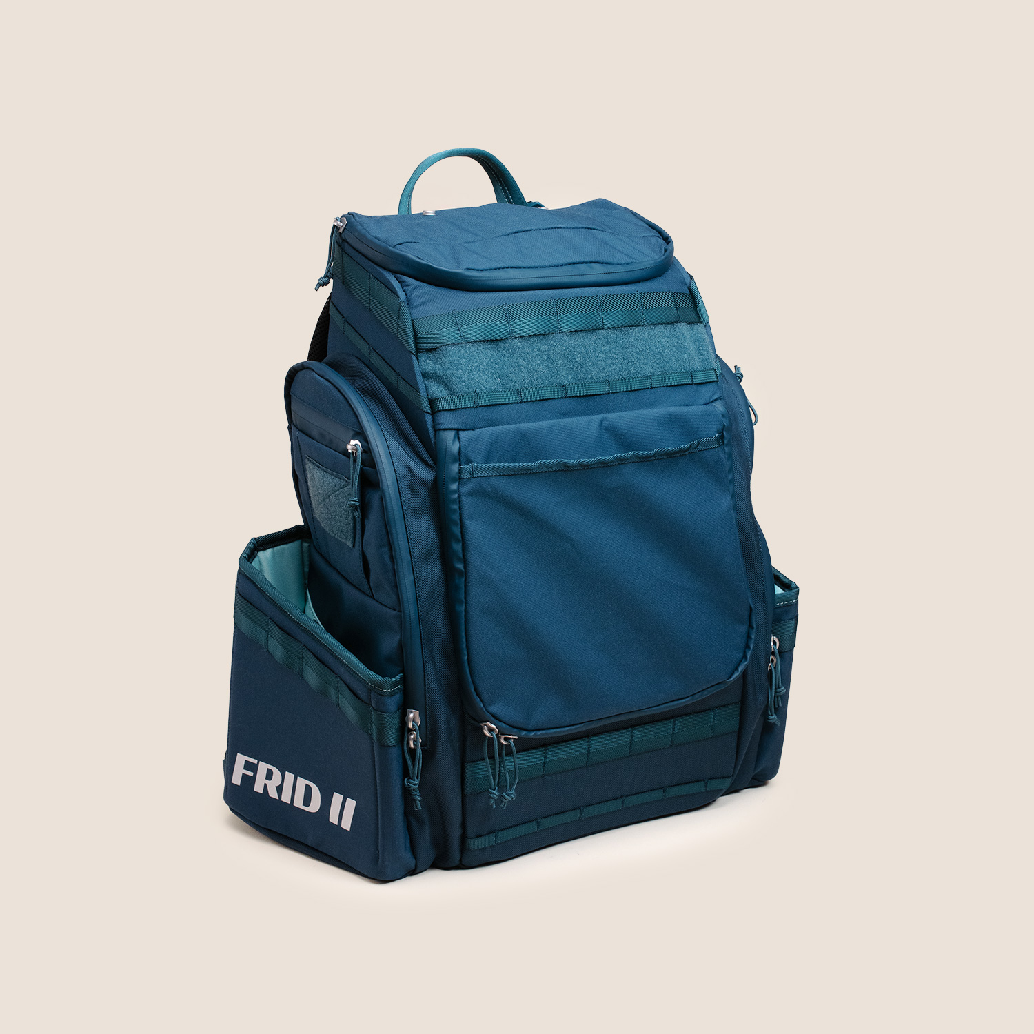 Case european Birdies grön ryggsäck backpack discgolfväska front