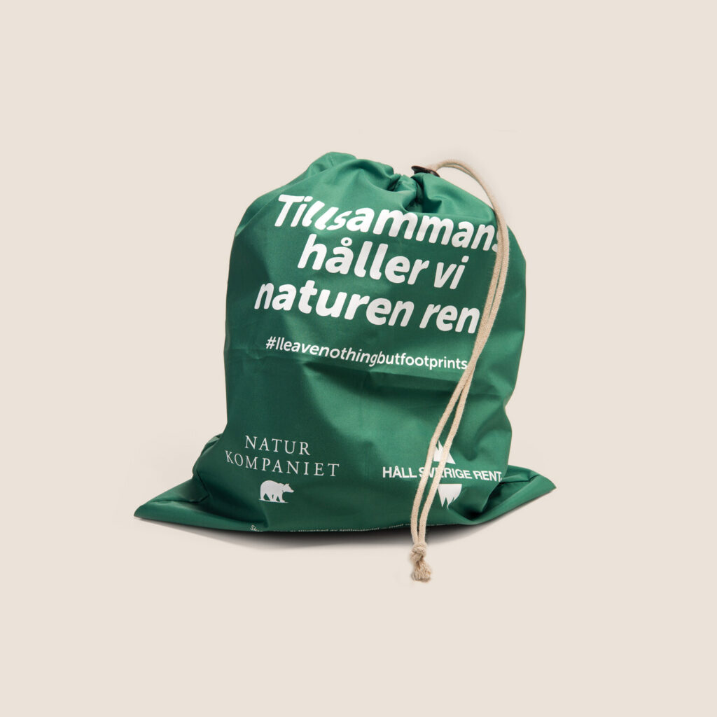 Case Naturkompaniet produktutveckling product development bag väska tygpåse